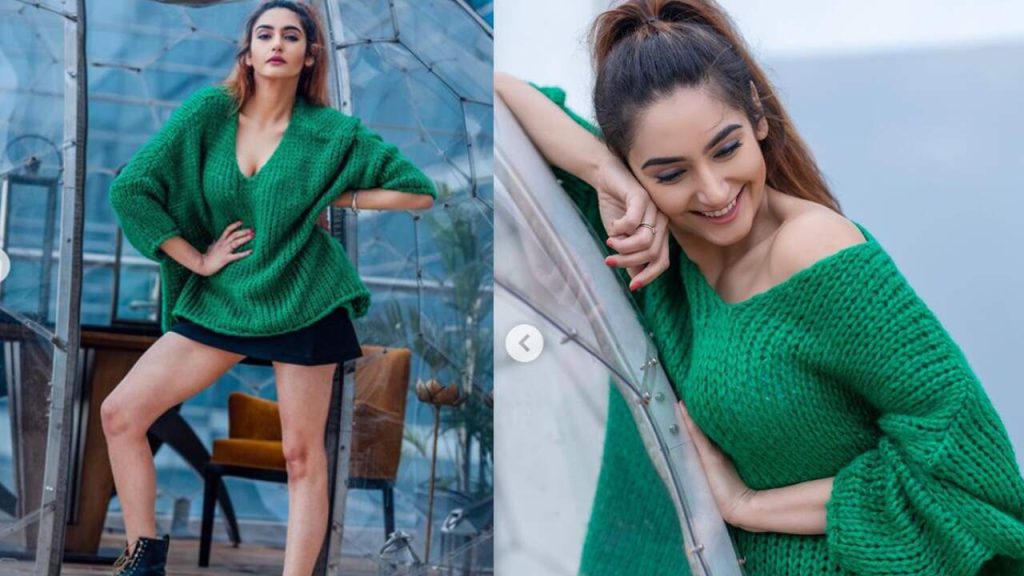 Actress Ragini Dwivedi's green dress photo shoot has gone viral