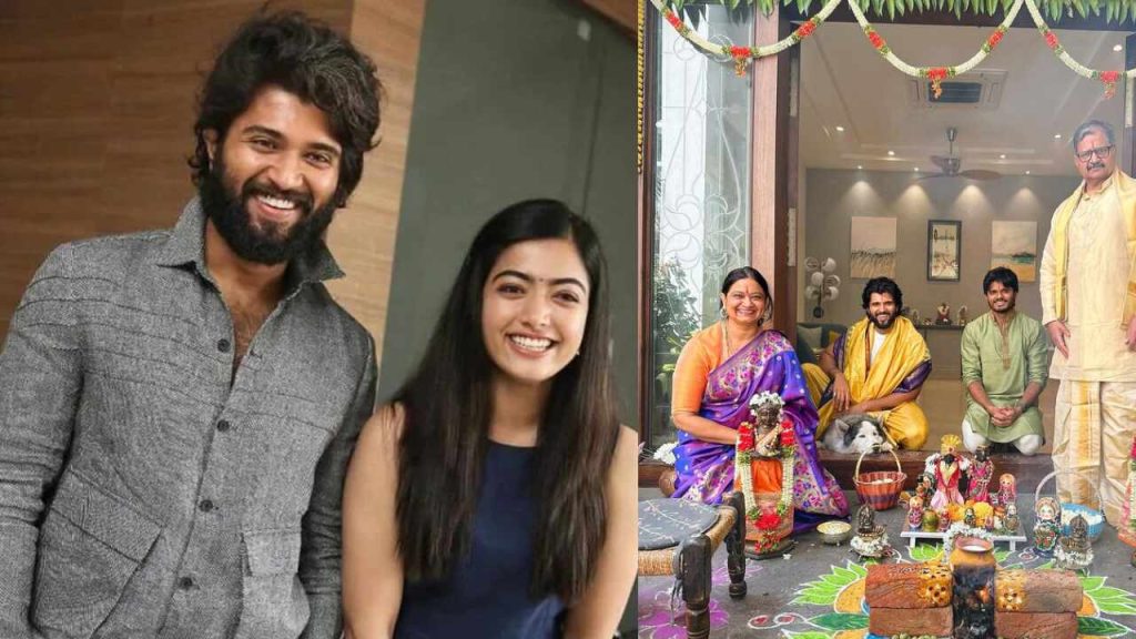 Actress Rashmika Mandanna is traveling in Dubai with Vijay Devarakonda's family