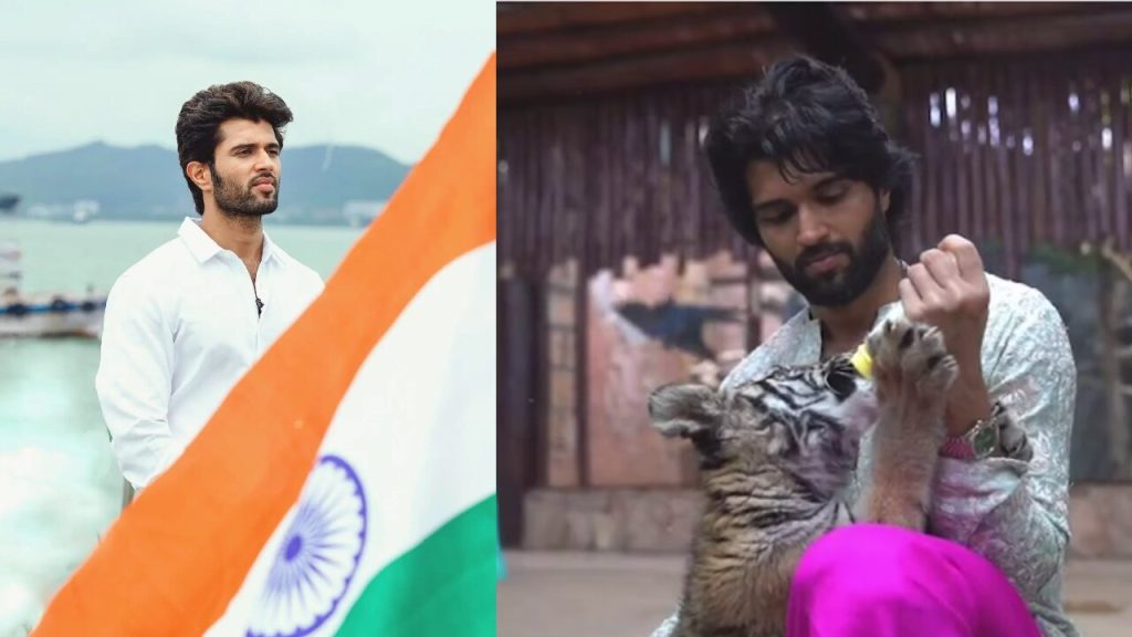 Actor Vijay Devarakonda spends time with animals at Zoo