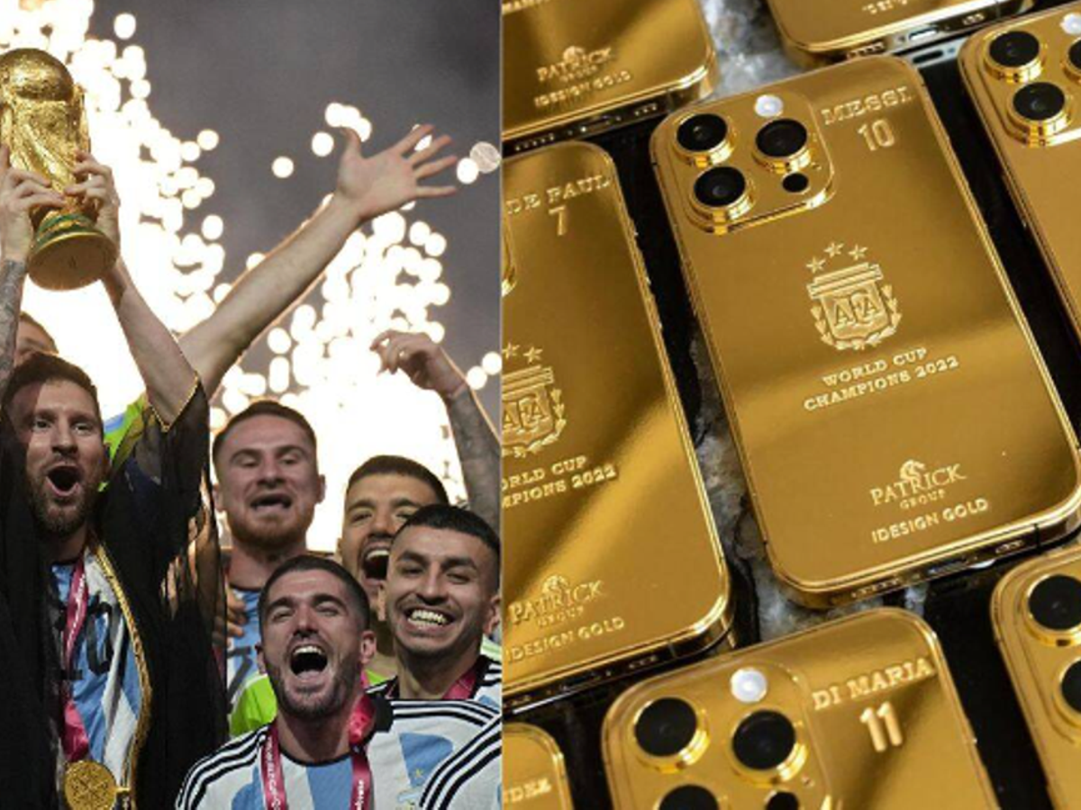 Lionel Messi gave a golden iPhone worth 1.7 crores to his teammates