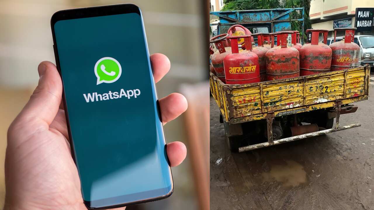 Gas cylinder can now be booked on WhatsApp by sending a message from a registered number.