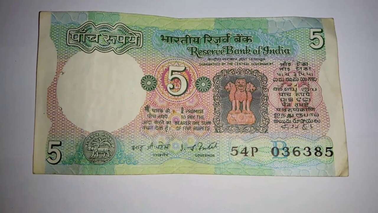 You can earn money by selling 5 rupee notes online