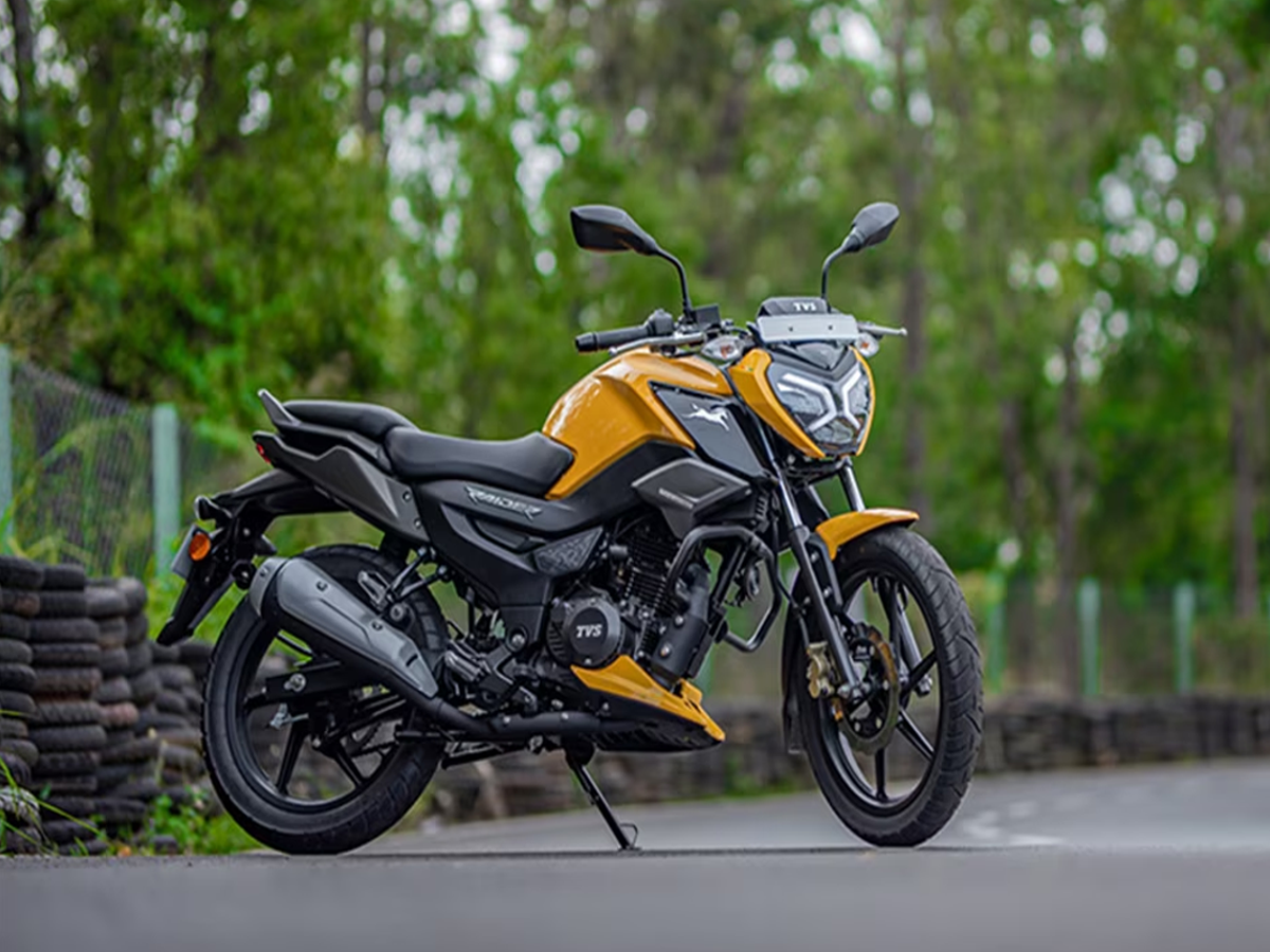 tvs raider which gives a mileage of 55 km