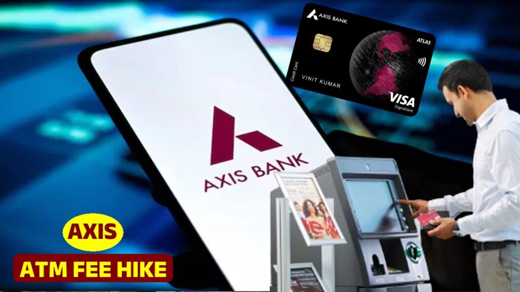 Axis Bank ATM in Bengaluru displaying transaction options, optimized for accessibility