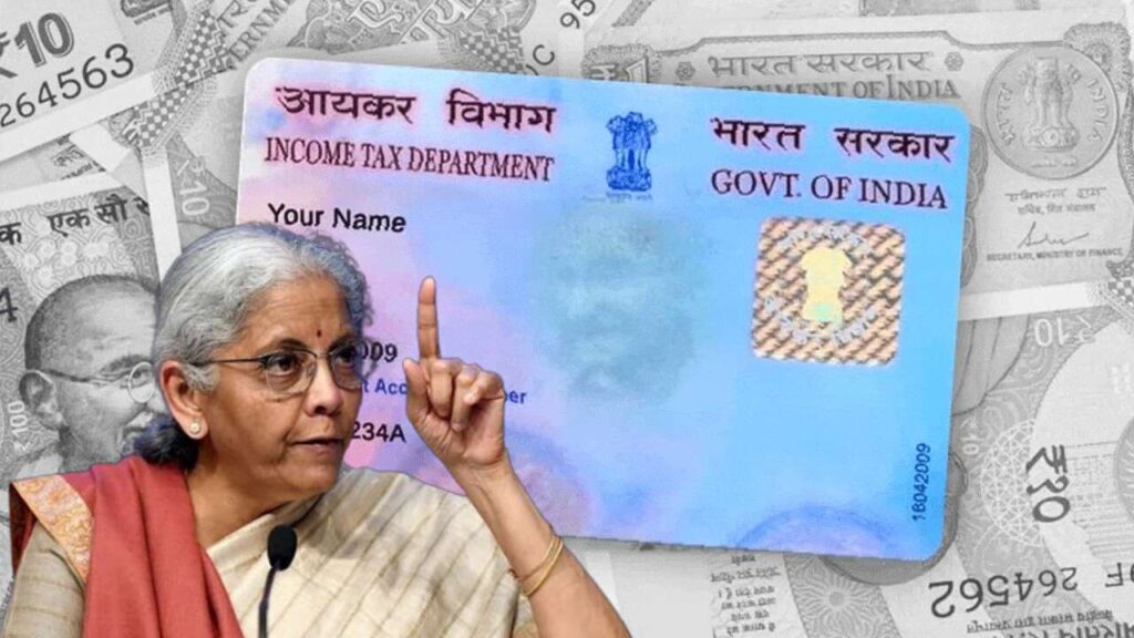 Indian citizen filling PAN card update form on NSDL website using a laptop