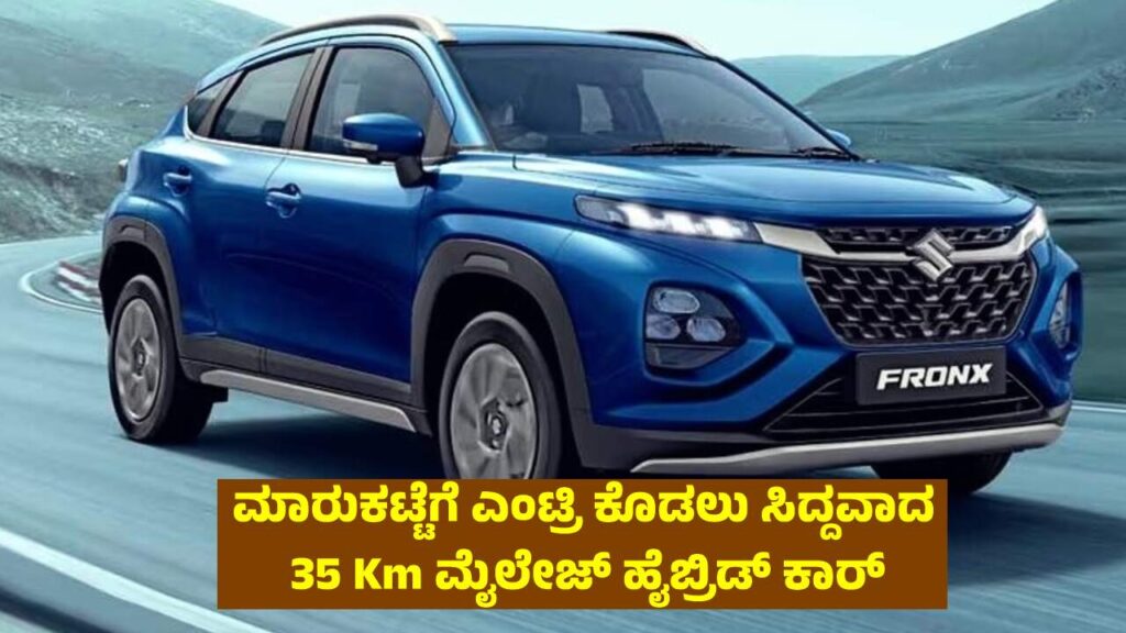Maruti Suzuki Fronx Hybrid SUV on Indian roads