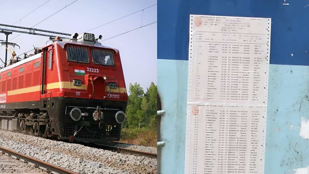Indian Railways train at Bengaluru station, highlighting the new 8-hour advance chart preparation rule.