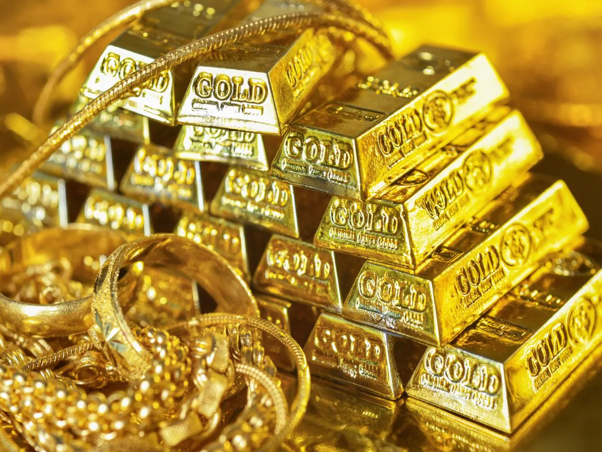 Detailed view of 9K gold jewellery showcasing purity stamp and design elements