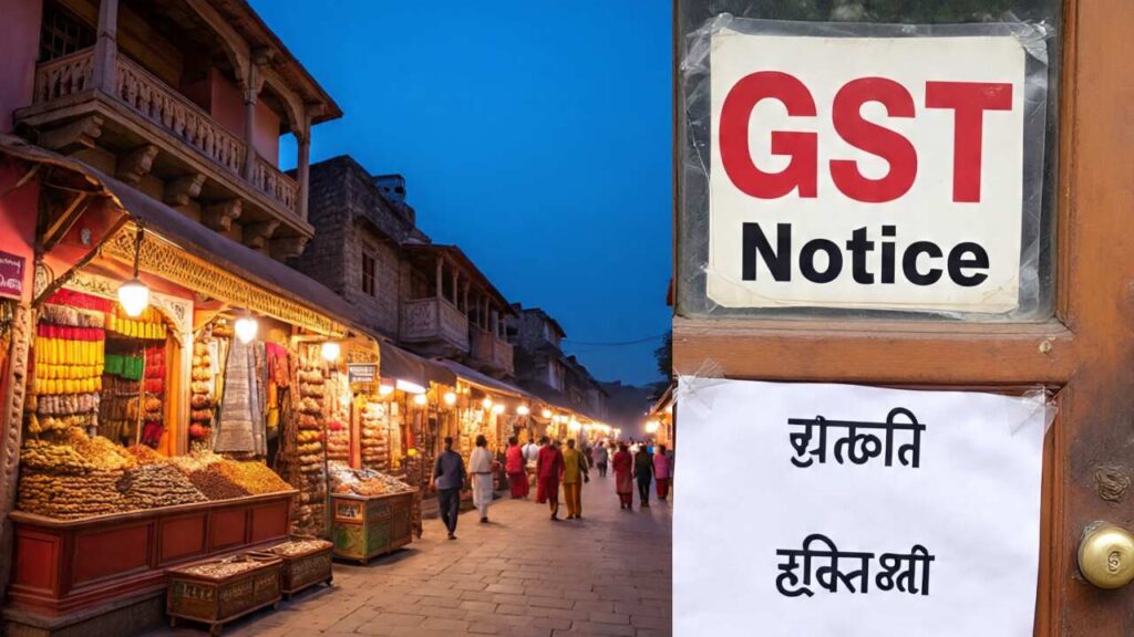 Step-by-step GST registration and return filing process illustration