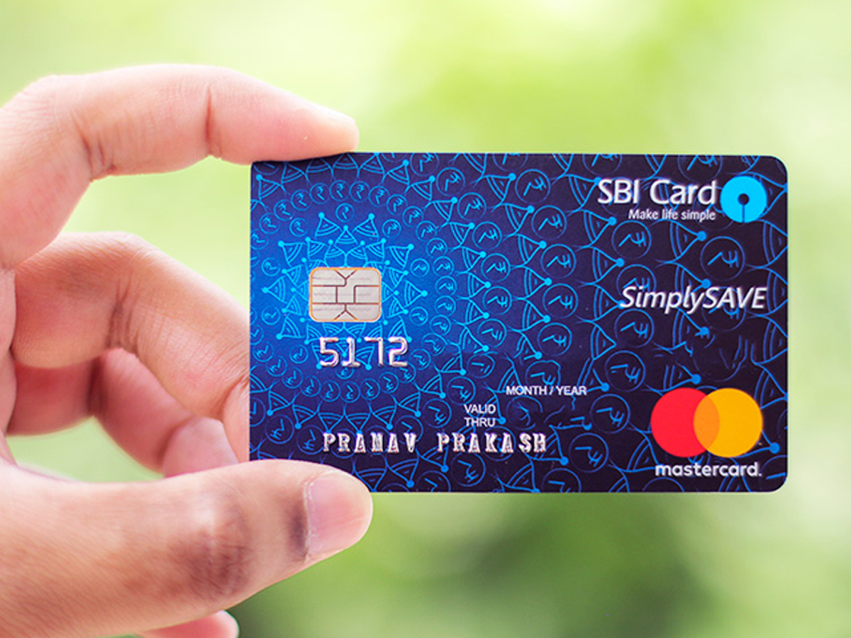 SBI Card co-branded credit cards on a white background