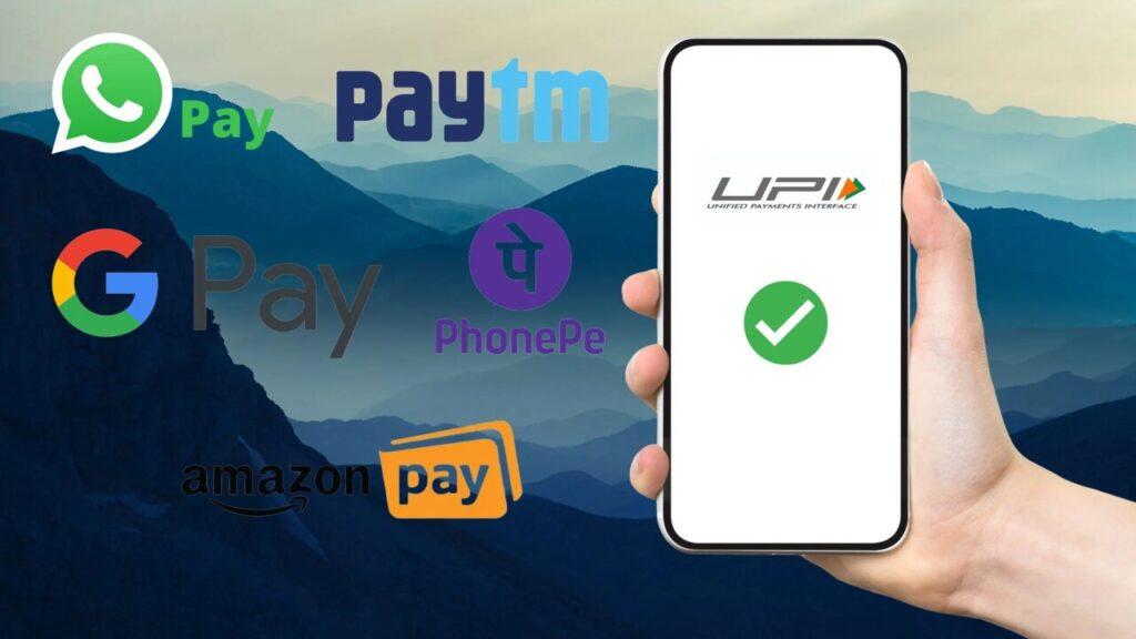 Person scanning QR code with UPI to access credit line funds from fixed deposit or shares