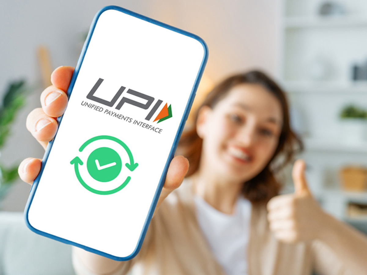 UPI app interface showing new transaction limit rules