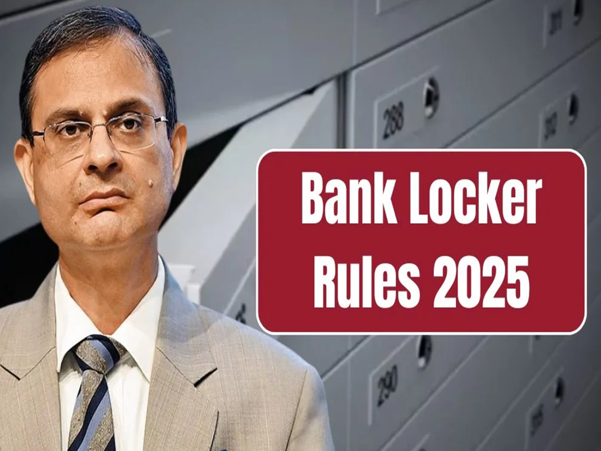Customer reviewing a bank locker agreement with a bank official.