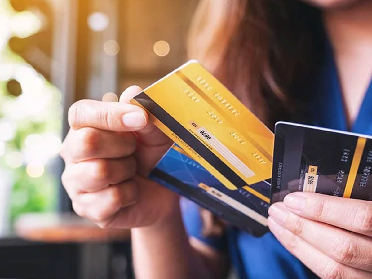 Credit card with a budget planner, highlighting responsible spending habits.