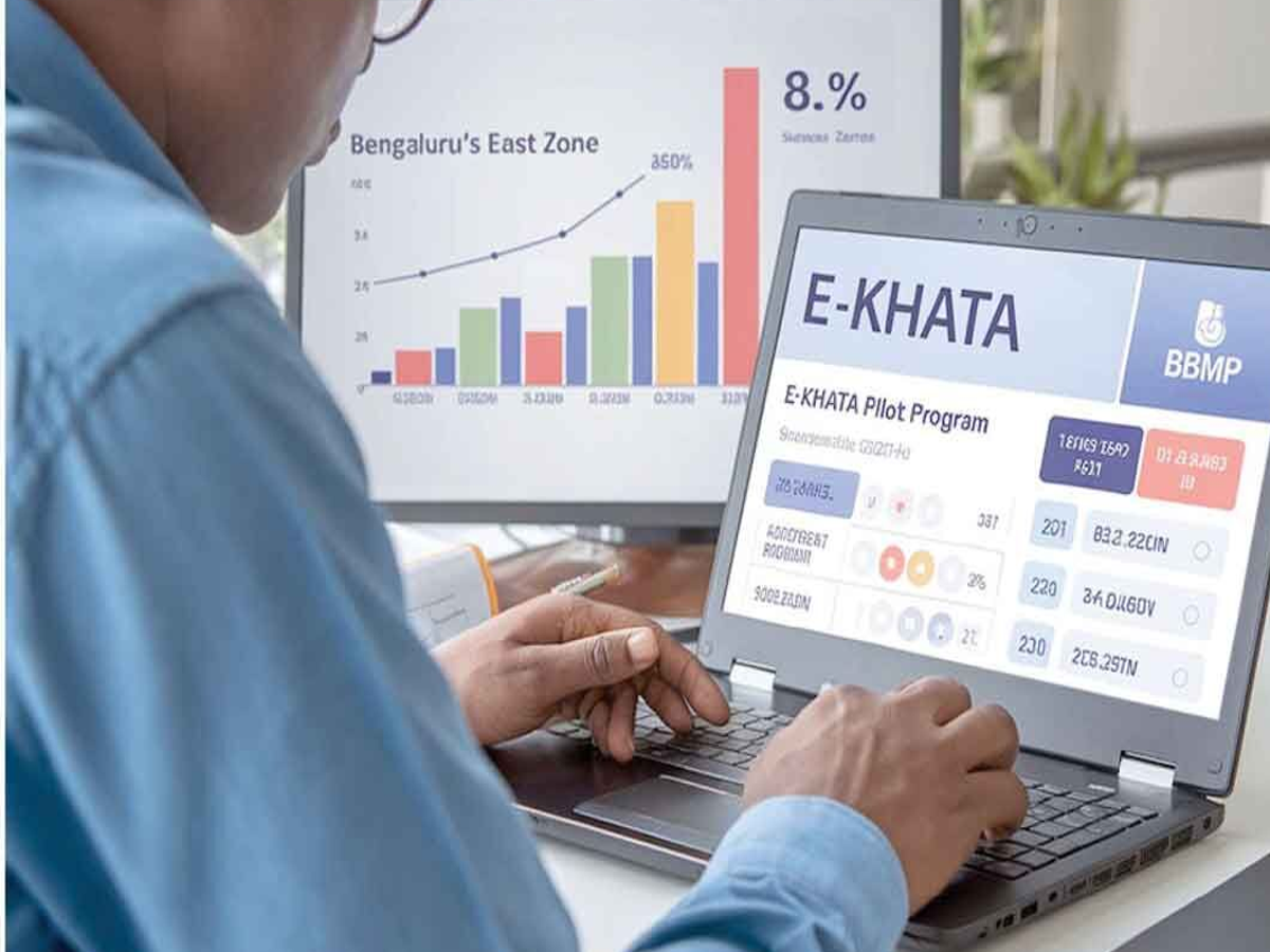 BBMP officials helping residents with e-Khata application and documents in Bengaluru