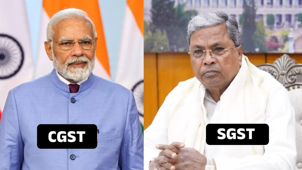 Examples of GST calculations with CGST and SGST