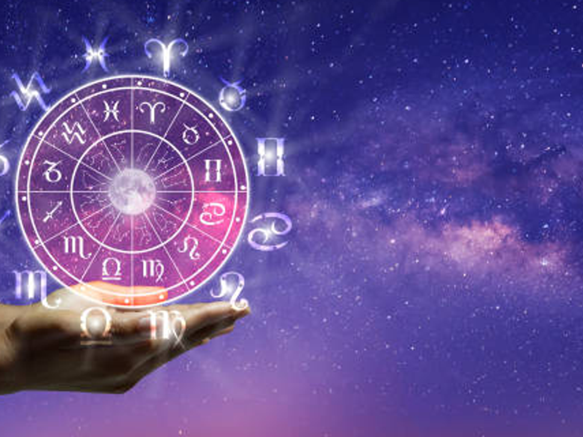 Astrology chart with rural Karnataka backdrop for daily horoscope predictions