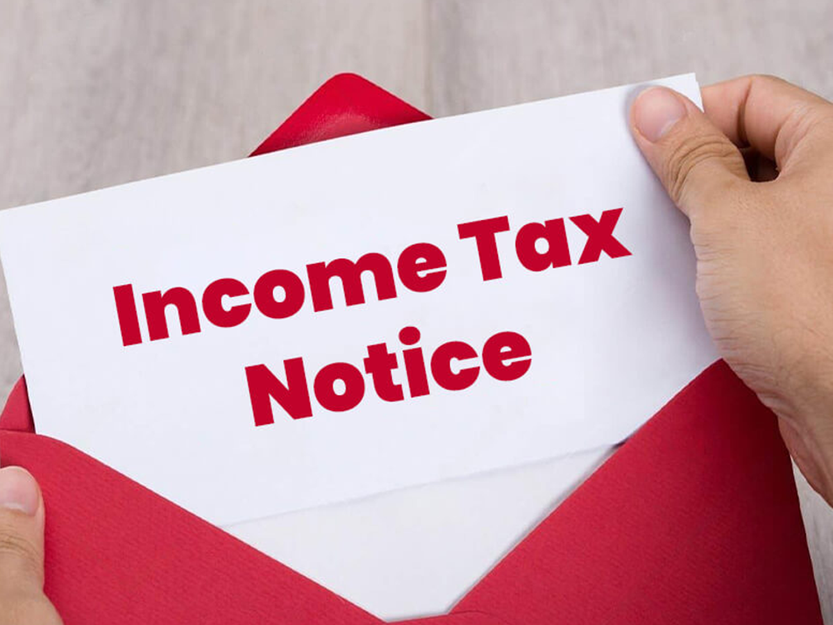 Illustration of financial documents and calculator for income tax compliance in high-value transactions