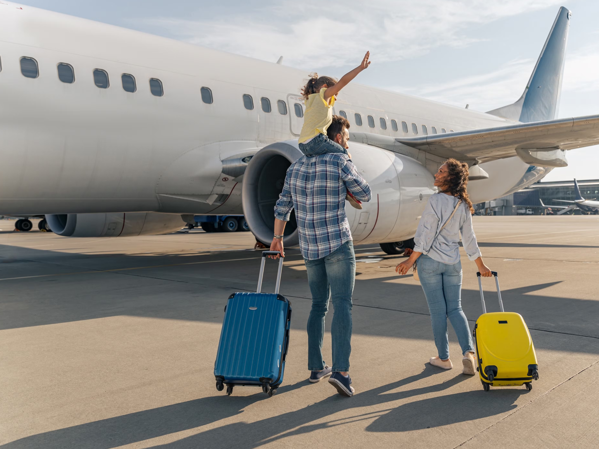 Airplane with rising fuel prices affecting air travel in India