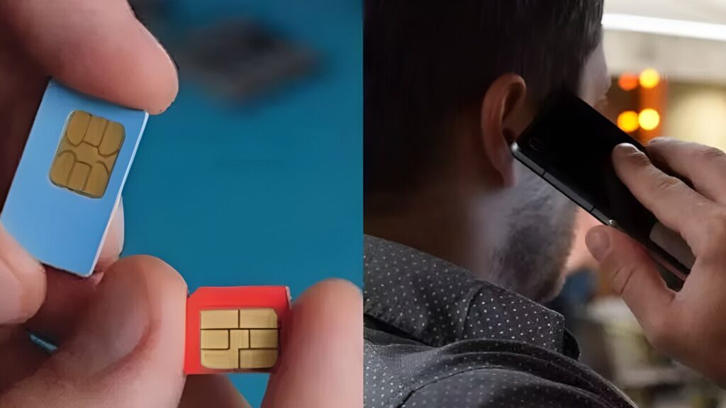 Illustration of AI-powered system detecting fake SIM cards for telecom security in Karnataka