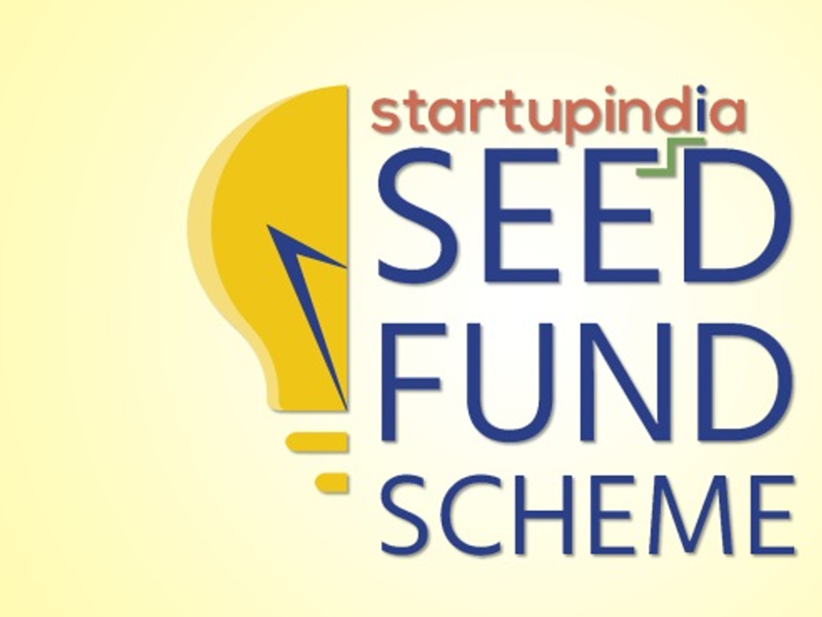 Infographic showing the funding process of Startup India Seed Fund Scheme for startups.