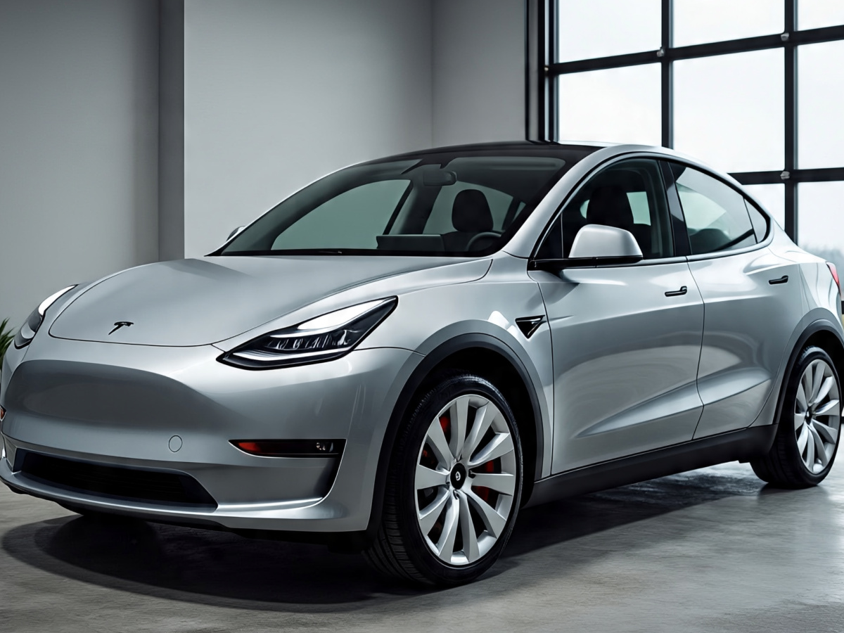 Tesla Model Y interior and features dashboard
