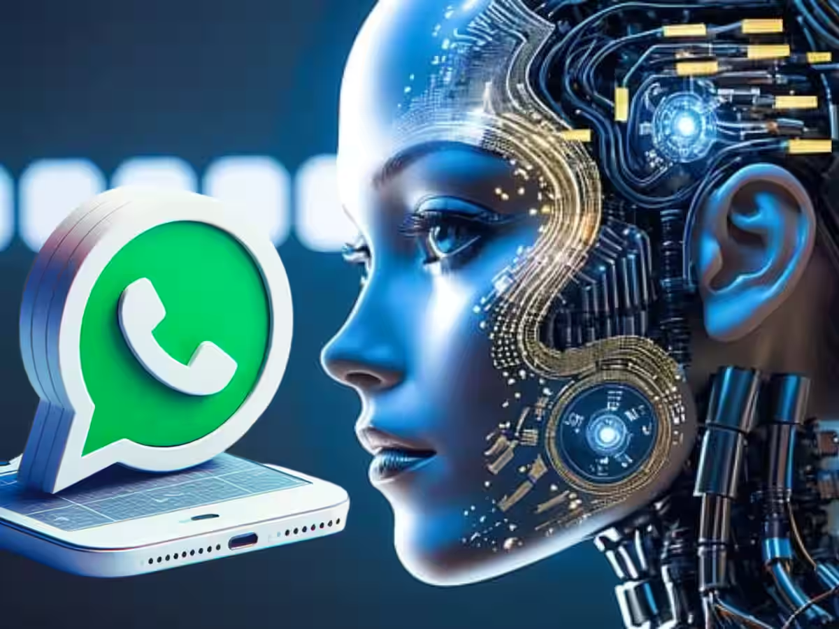 User tapping to summarize unread messages in WhatsApp app