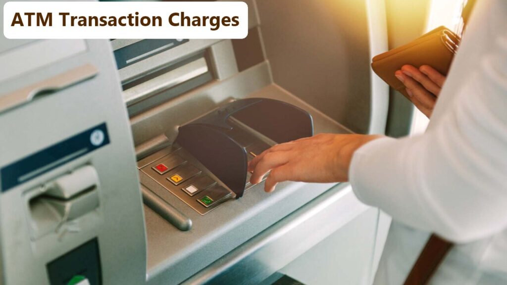 Illustration of an ATM machine with a person withdrawing cash, optimized for SEO.