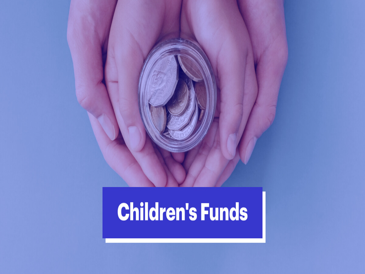 Graph showing the growth of direct mutual fund investments over time for a child’s financial goals.