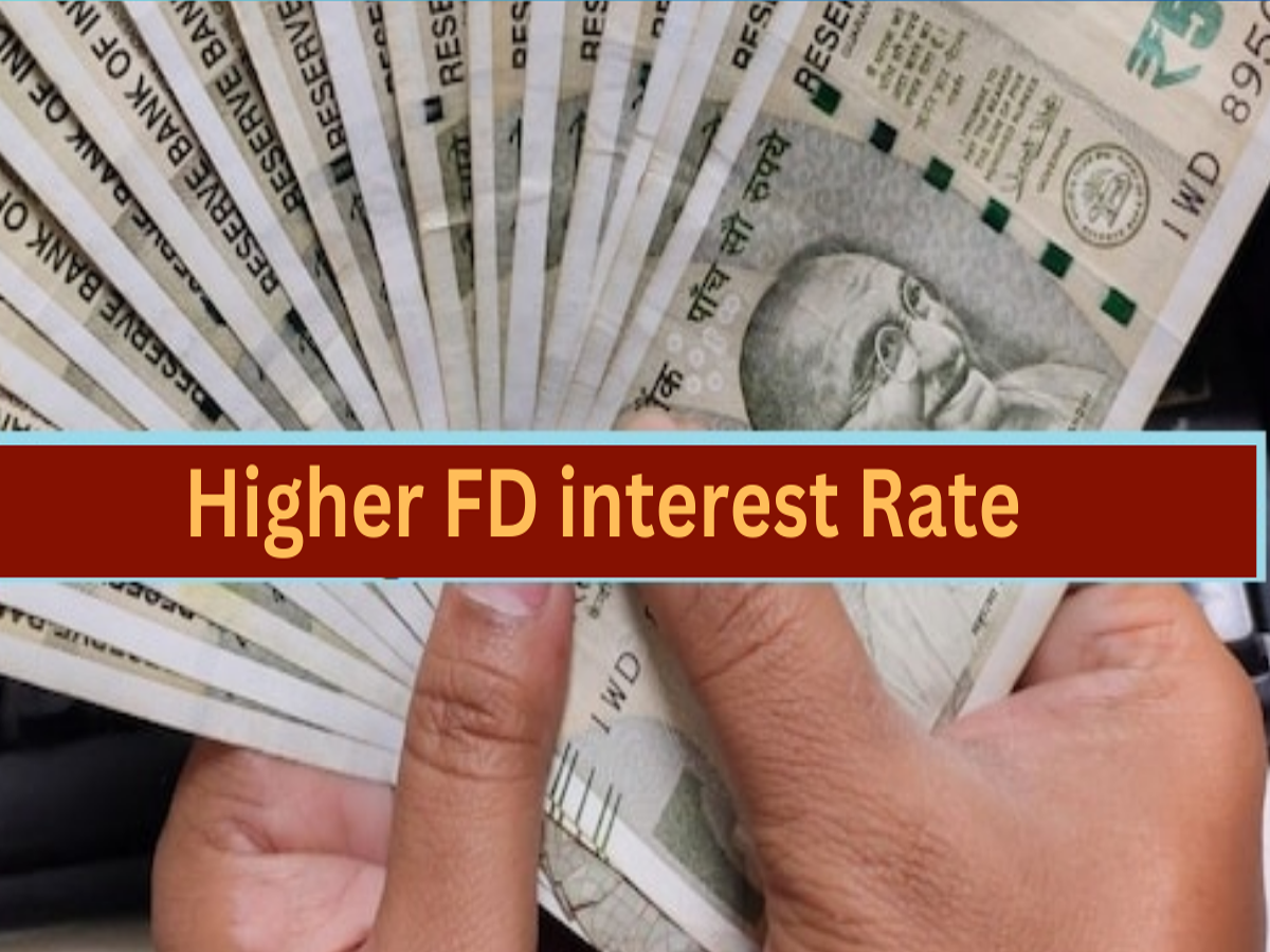 Senior citizen reviewing FD interest rate charts on a laptop for secure investments.