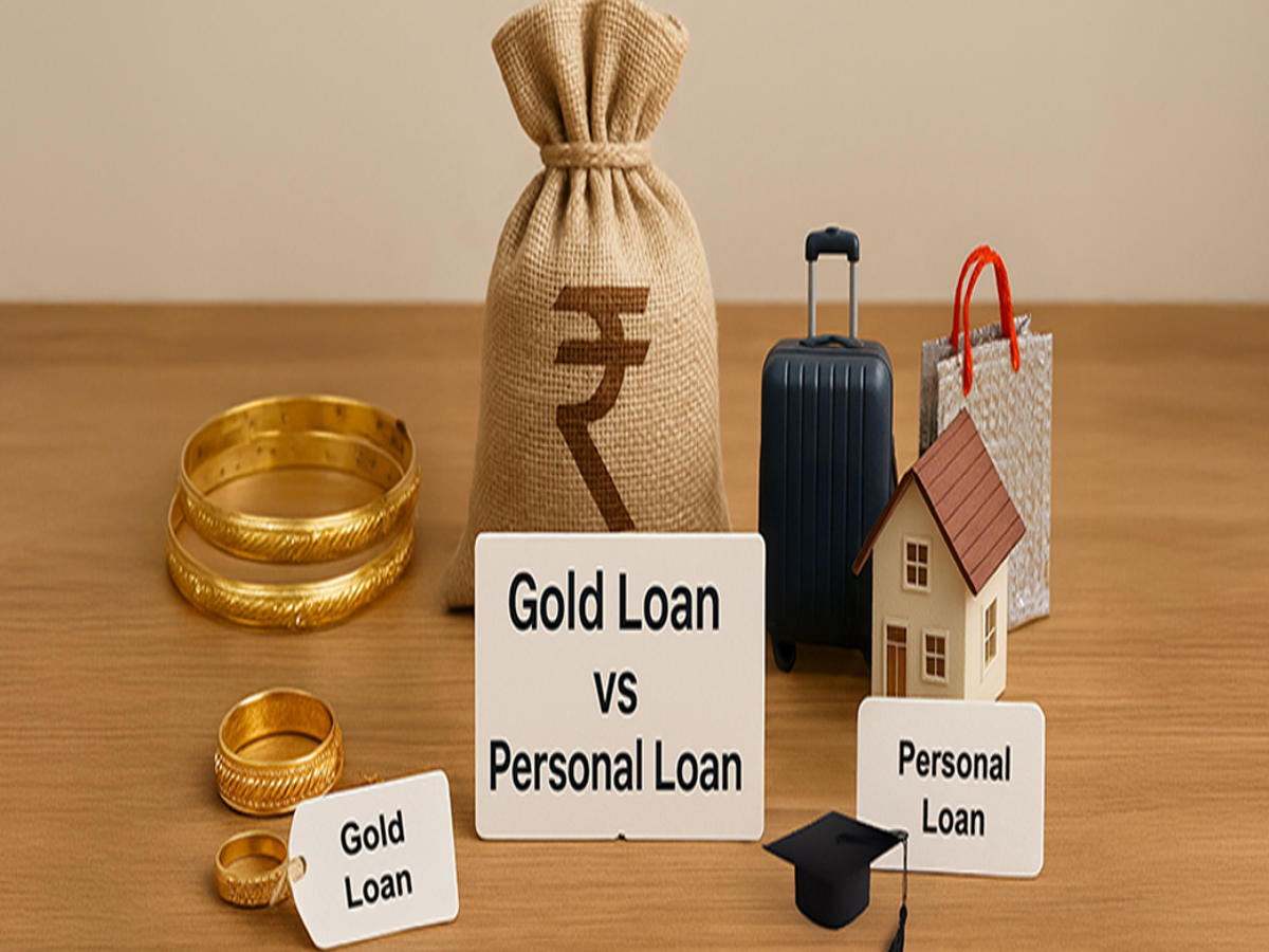 When to choose gold loan over personal loan illustration