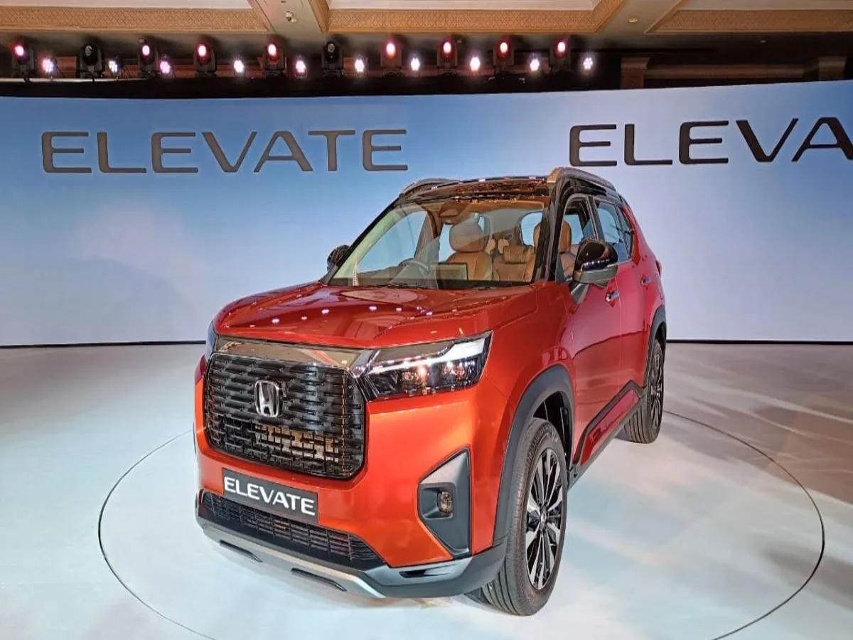 Interior view of Honda Elevate SUV, highlighting its spacious cabin and advanced ADAS technology.
