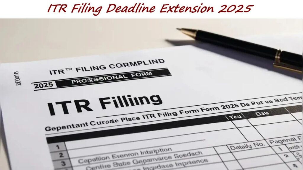 Illustration of a calendar showing September 15, 2025, for ITR filing deadline