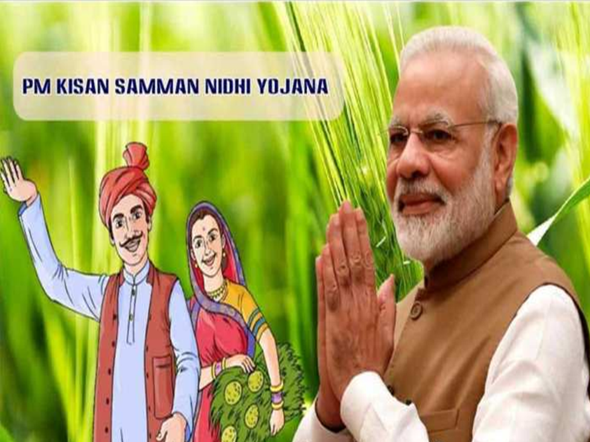 Farmers receiving PM Kisan scheme benefits in India