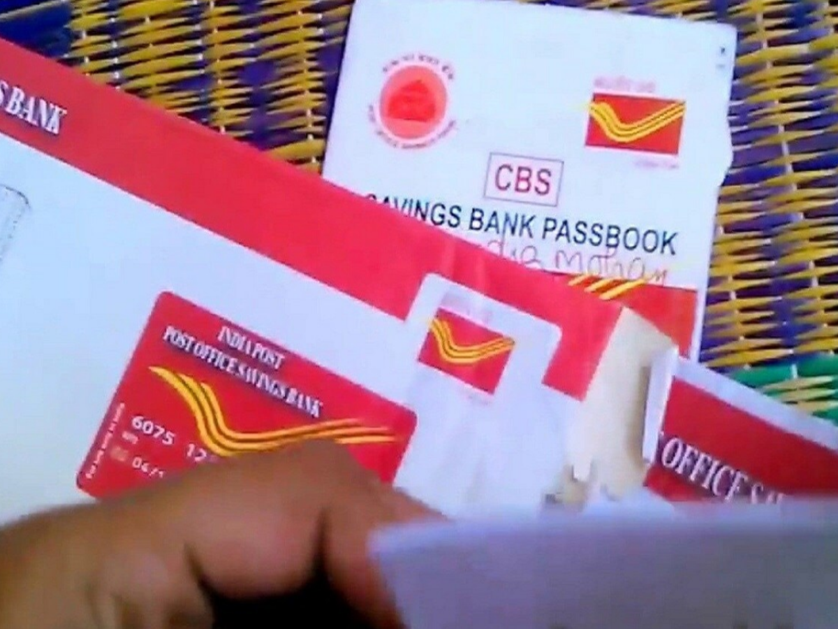 A person depositing money at a post office counter for a PPF scheme, optimized for SEO.