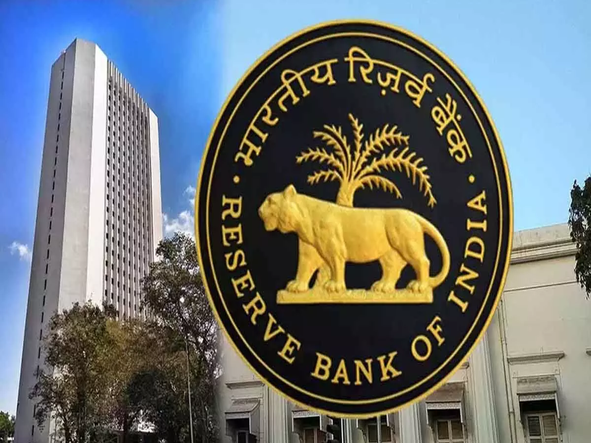 Illustration of RBI co-lending guidelines with a bank and NBFC agreement, optimized for SEO.
