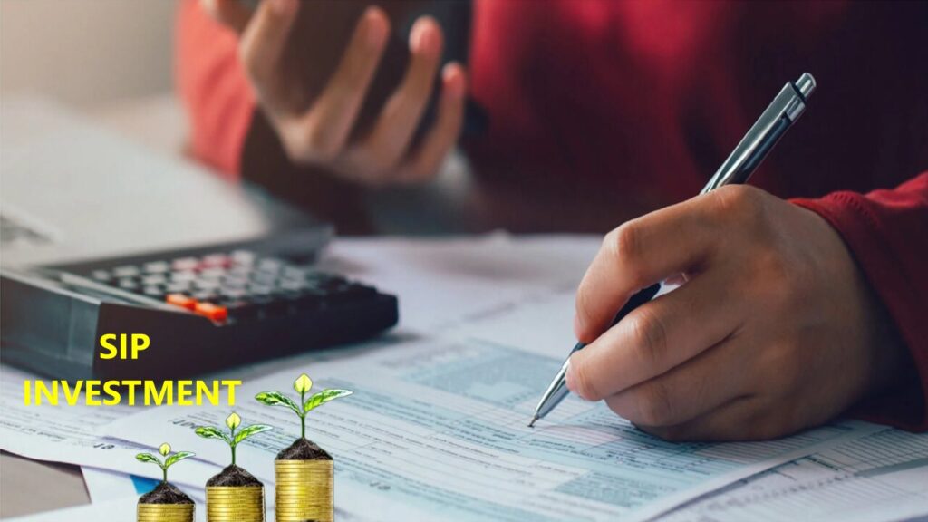 Illustration of a piggy bank with growing coins, representing SIP investment growth.