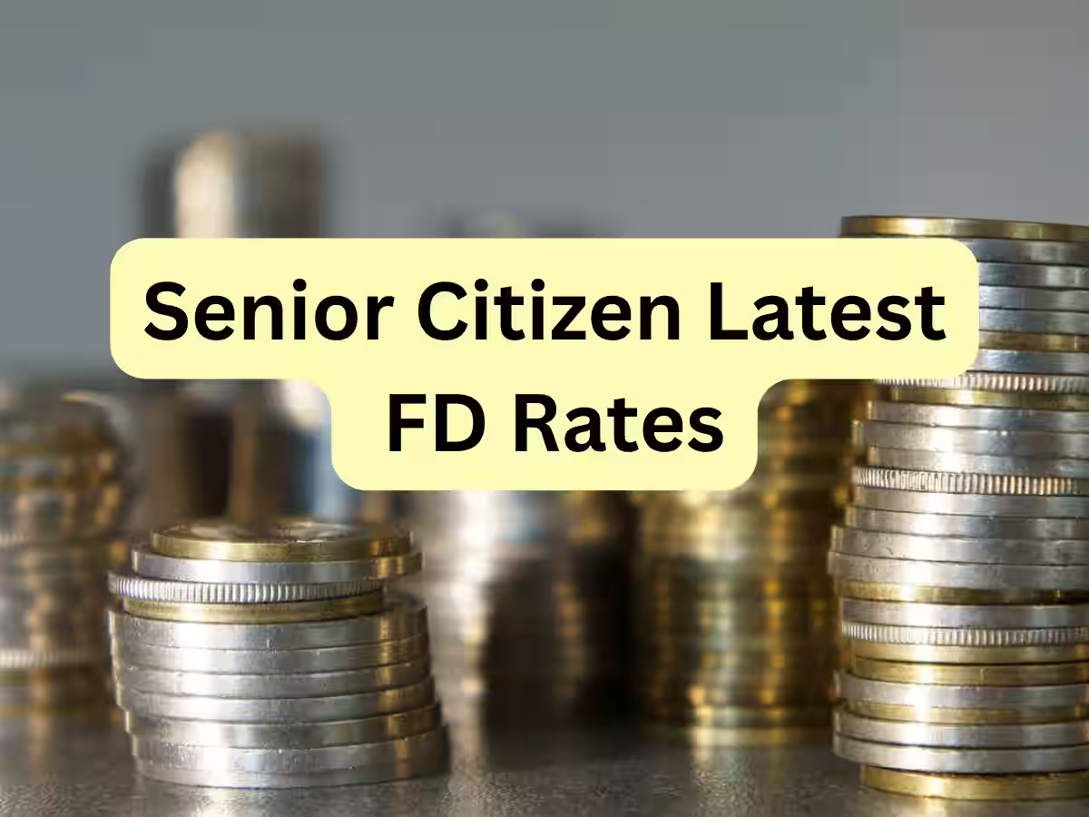Illustration of senior citizen investing in FD with benefits like tax savings and security