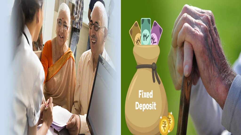 Table showing top banks FD interest rates for senior citizens with 9.6% at Suryoday Small Finance Bank