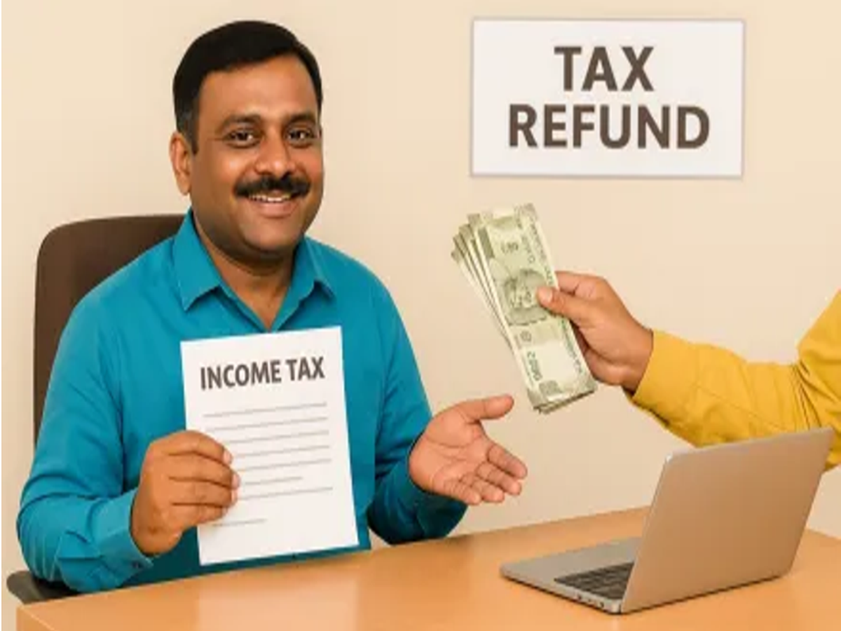 Close-up of a computer screen displaying the income tax e-filing portal for adding a bank account.