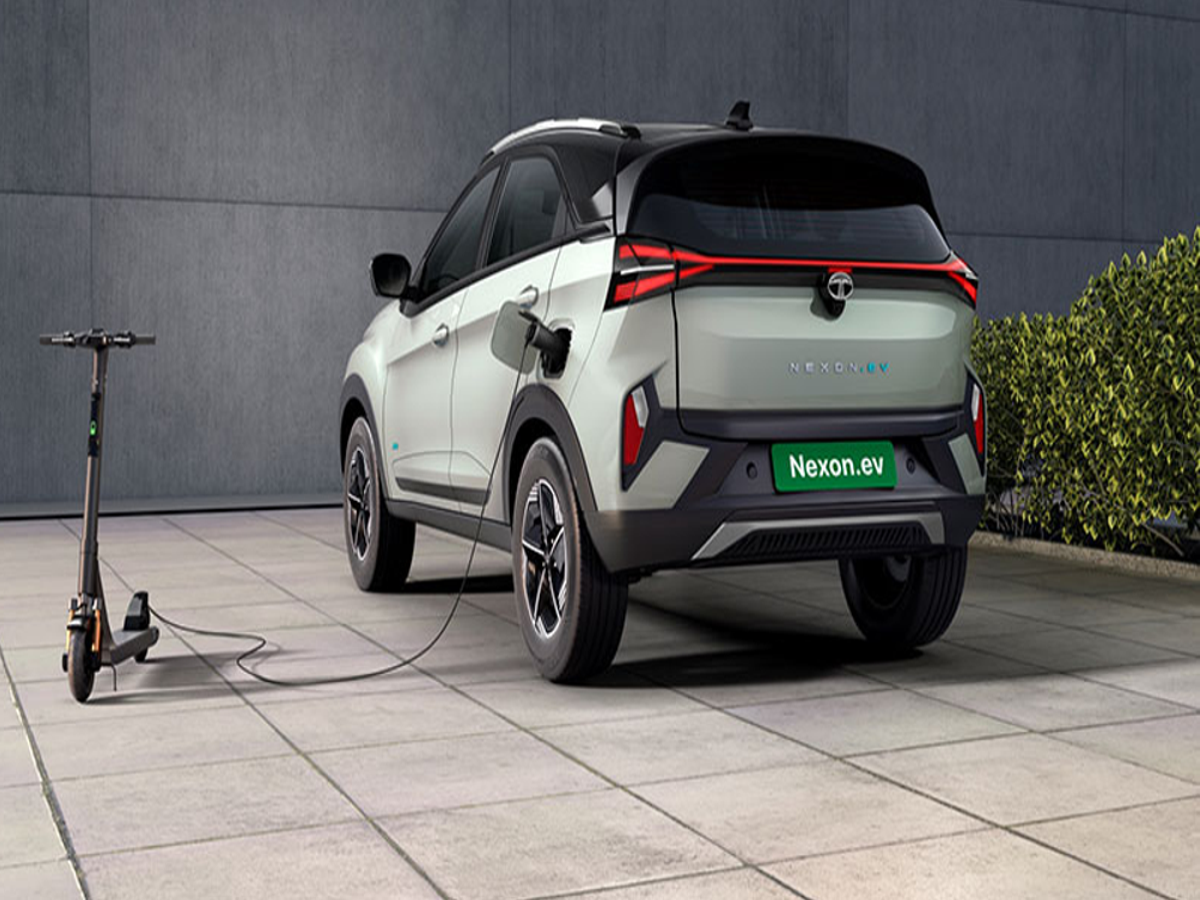 Hyundai Creta EV showcasing its parametric grille and LED lights for a premium electric SUV look.