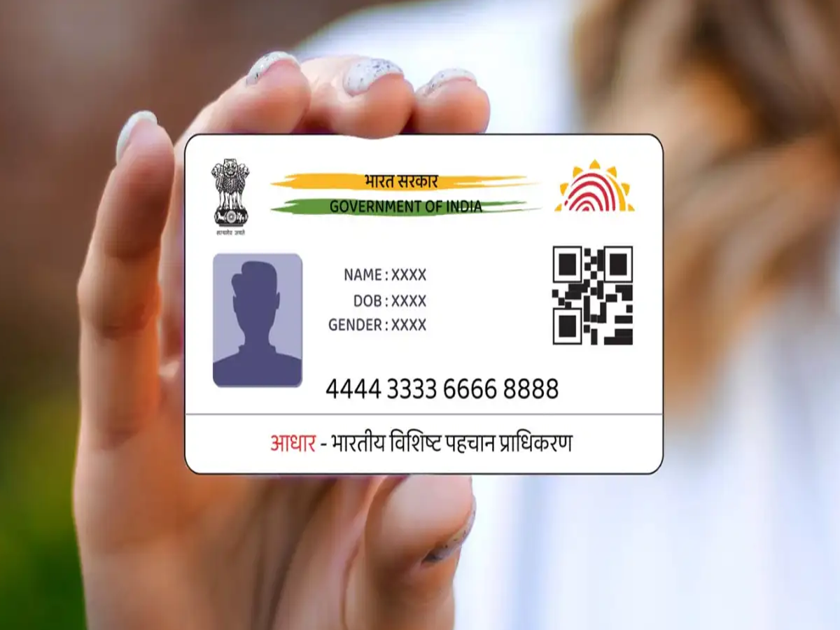 UIDAI website interface for free Aadhaar update process