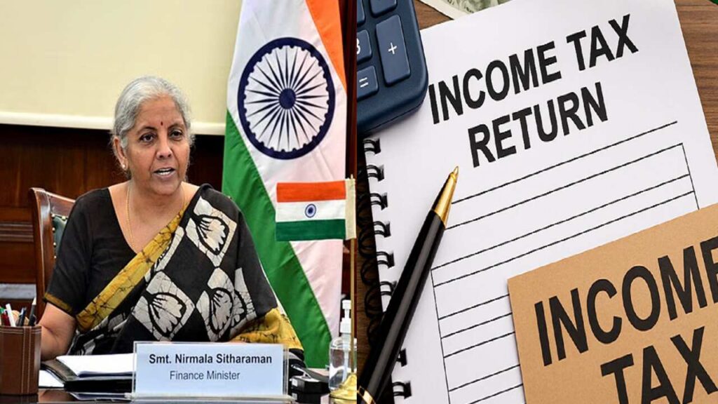 Illustration of Income Tax Bill 2025 document emphasizing no tax rate changes