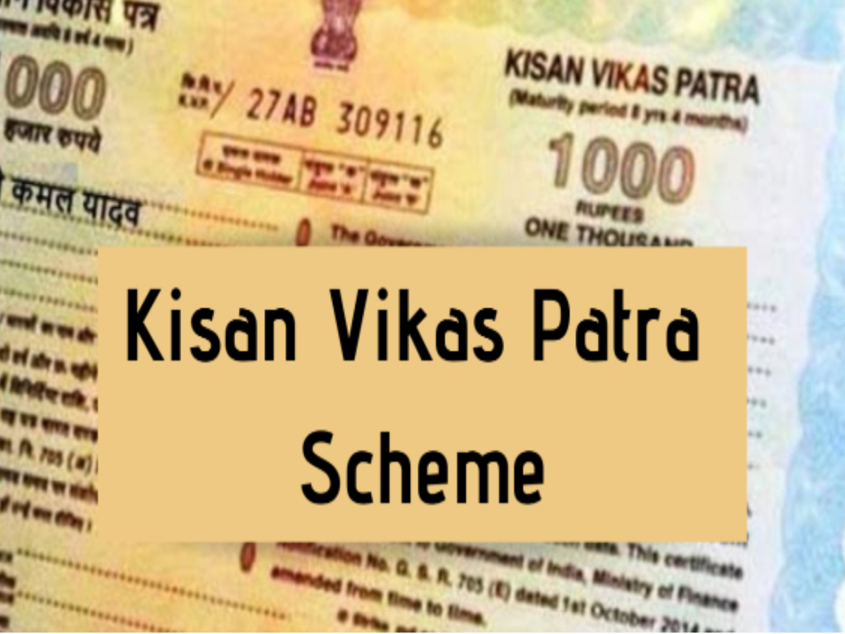 Kisan Vikas Patra certificate with Indian Post Office logo for secure investment