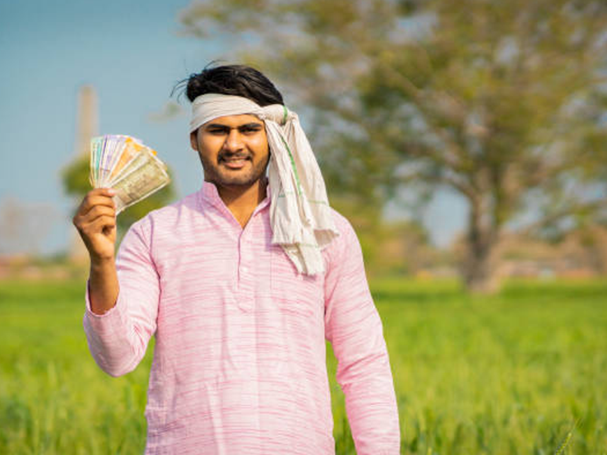 Farmer accessing PM Kisan portal to check beneficiary status