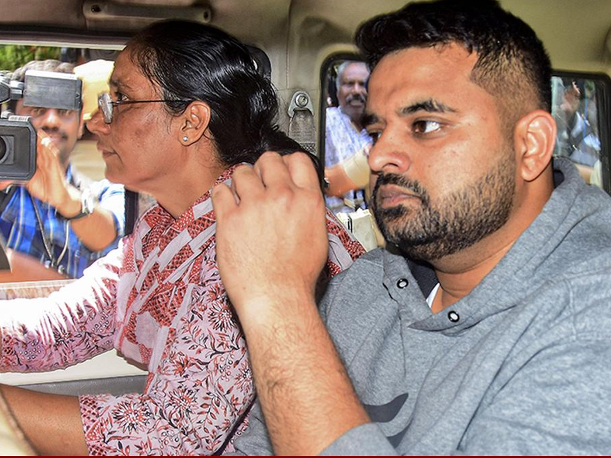 Bengaluru special court during Prajwal Revanna's rape case conviction announcement