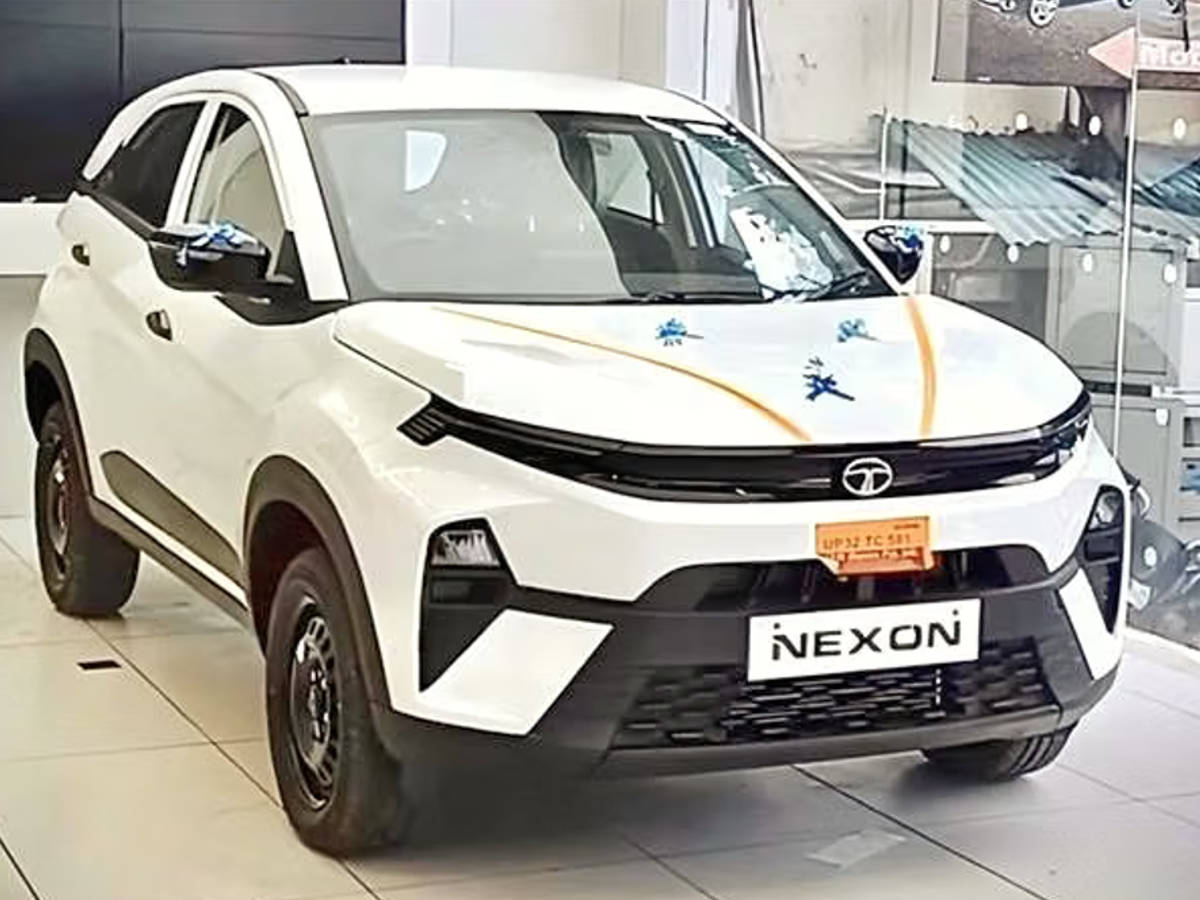 Tata Nexon facelift interior with digital instrument cluster and ADAS