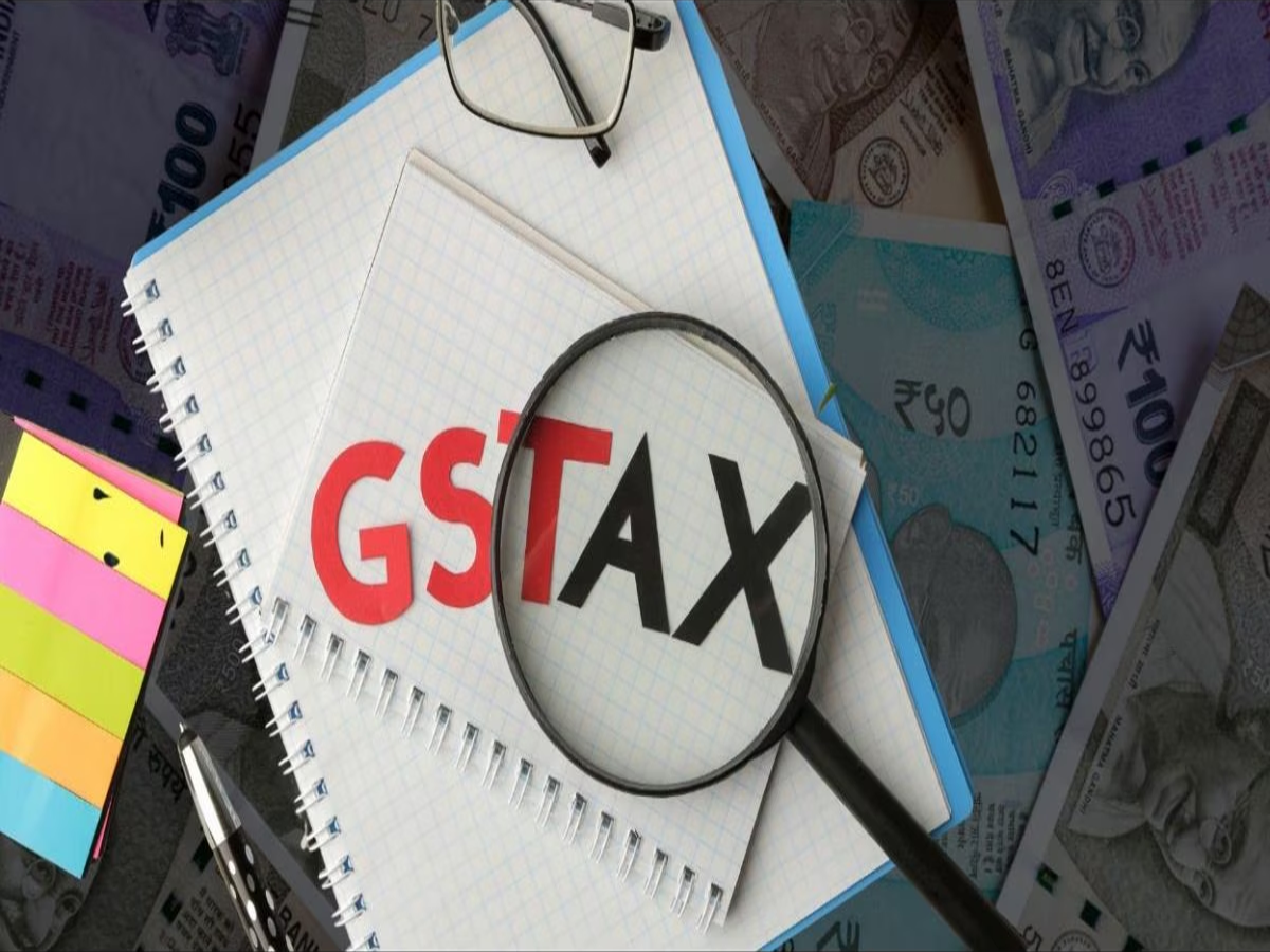 Infographic showing GST 2.0 tax exemptions on essential items like milk, bread, and medicines.
