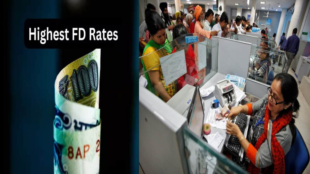 Comparison chart of fixed deposit interest rates offered by HDFC, ICICI, and Federal Bank in 2025.