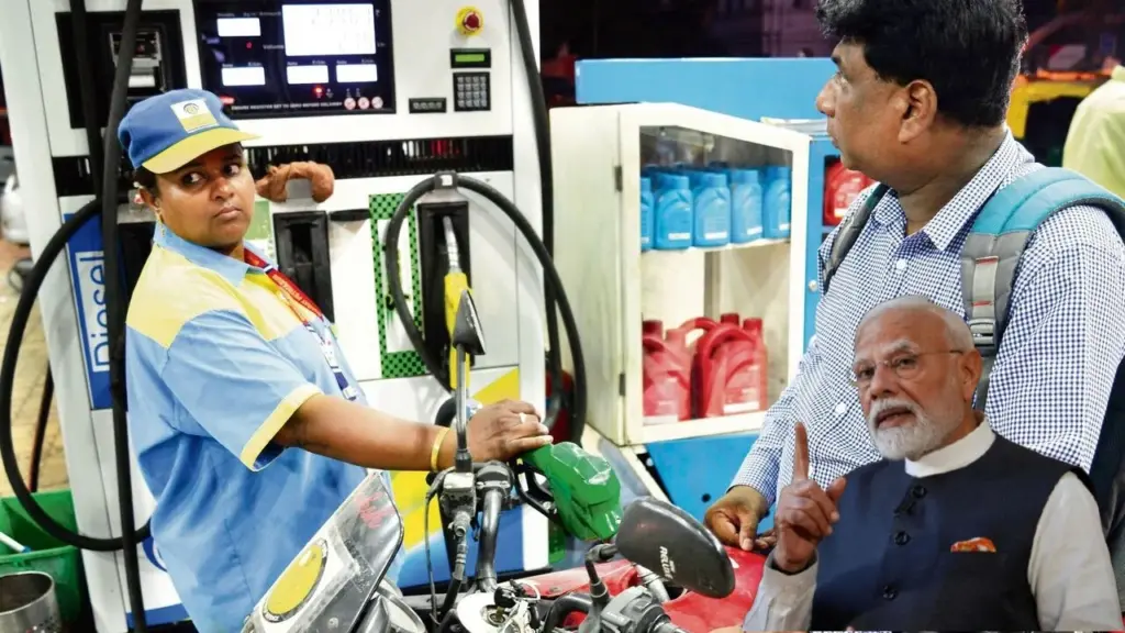 petrol price in 1190 in India